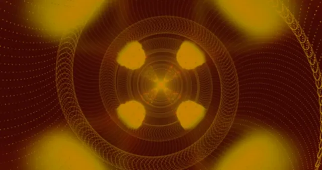 Tunnel Neon Spirale Ambra 4K UHD 60fps Screensaver Clip VJ