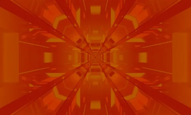 Vj loop Túnel Neón Dourado Calidoscopio Espello 5:3 wide 60fps protector de pantalla