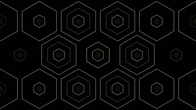 Animated Hexagon Pattern - 4K Geometric Background