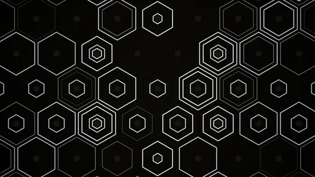 Animated Hexagonal Grid Pattern 4K Background