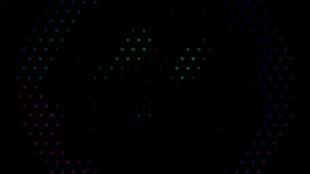 Animated neon hearts 4K UHD motion background for video editing