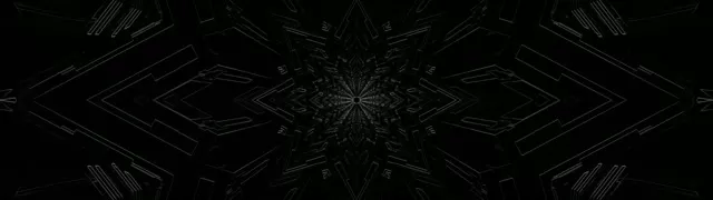 Tollán Neon Dorcha Kaleidoscope Réalta 32:9 Super Ultrawide 60fps Scáileán Coimeádaí VJLoops
