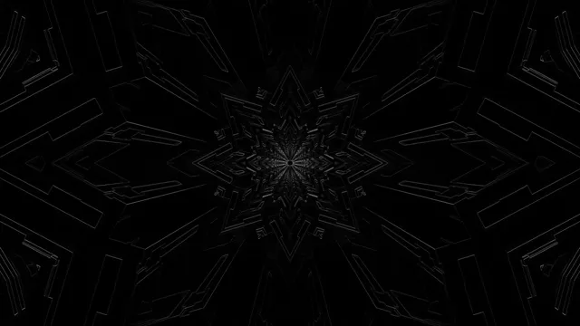 Negru Geometric Economizor Ecran Tunel Neon 4K UHD 60fps Fundal Animat