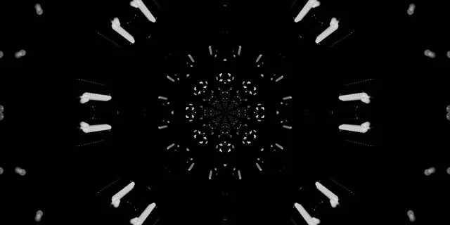 Neono Tunelis Fraktalinis Kaleidoskopas Sprogimas VJLoops 2:1 Univisium 60fps Ekrano Užsklanda