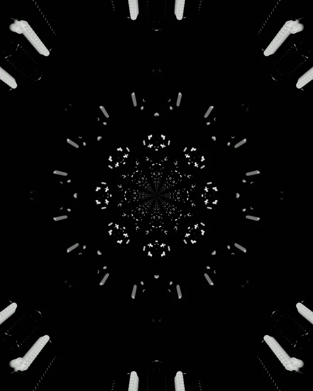 Tunel Neon Explozie Caleidoscop Fractal VJLoops 4:5 Instagram 60fps Screensaver