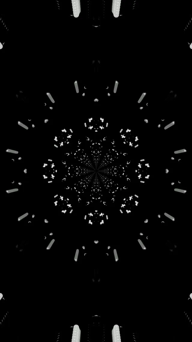 Tunnel ya Neon Kaleidoscope Burst VJLoops 9:16 Reels 60fps Screensaver