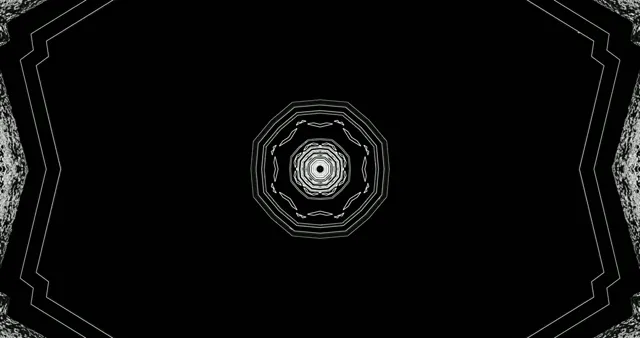 Black Neon Tunnel Screensaver 4K UHD 60fps VJ Loop PC