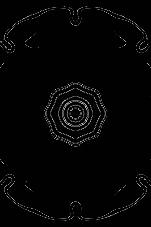 Crni Neon Tunel Čuvar Ekrana 60fps 2:3 Photo Portrait VJLoops PC Laptop