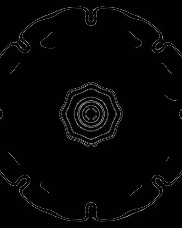 Tunel Neon Negru Screensaver 60fps 4:5 Instagram VJ Loop