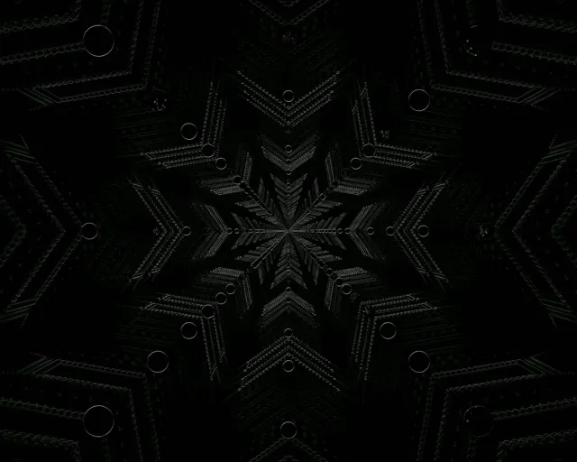 מנהרת ניאון כוכב אפל קליידוסקופ 5:4 תעשייתי 60fps שומר מסך Vj Loop