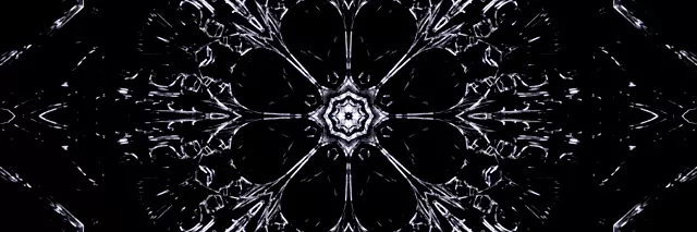 ब्लैक व्हाइट क्रिस्टल नियोन टनल स्क्रीनसेवर 3:1 ट्रिपल वाइड 60fps VJ Loop