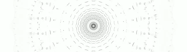 Svart Vit Geometrisk Mandala Tunnel VJLoops - Abstrakt Hypnotisk Rörelse Bakg...