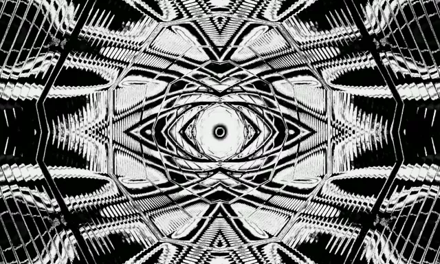 Itim Puting Neon Tunnel Mata Screensaver 5:3 Wide 60fps Vj Loop PC