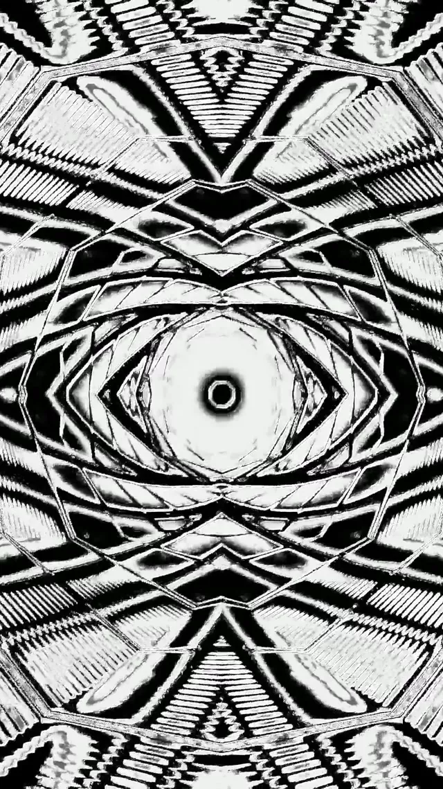 Itim Puting Neon Tunnel Mata Vortex Screensaver 60fps 9:16 Reels Vj Loop