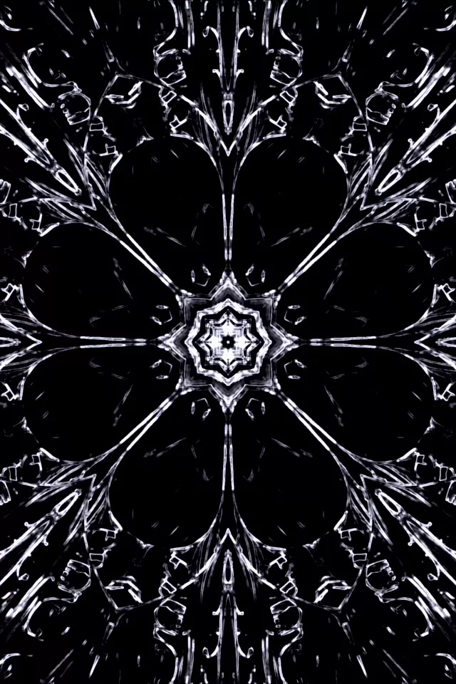 黑白霓虹隧道螢幕保護程式 2:3 相片直向 60fps VJ Loop