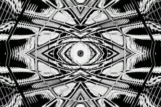 Black White Neon Tunnel Screensaver 3:2 Surface 60fps Vj Loop PC