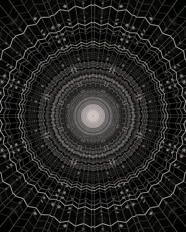 Neoninis Tunelis Tinklo Sūkurys VJ Loop 60fps Ekrano užsklanda 4:5 Instagram