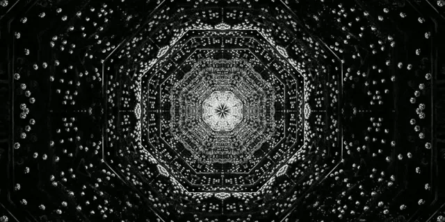 Tunel Neon Octogon Fractal VJLoops 2:1 Univisium 60fps Screensaver