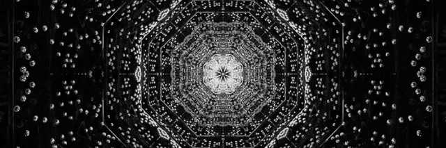 नीयन टनल अष्टकोण फ्रैक्टल VJLoops 3:1 ट्रिपल वाइड 60fps स्क्रीनसेवर