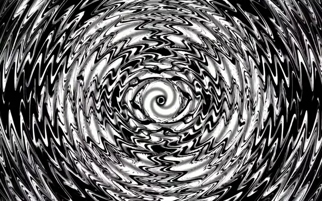 Tunnel Néon Vortex Chrome Tourbillonnant VJ Loop 60fps 16:10 MacBook Économiseur d'Écran