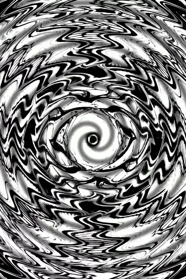 Neon Tunnel Swirling Chrome Vortex 2:3 Photo Portrait 60fps Screensaver Vj Loop