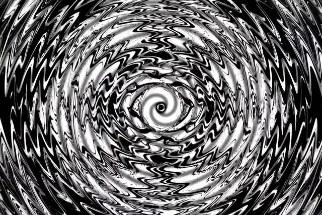 Σήραγγα Neon Swirling Chrome Vortex VJ Loop 3:2 Surface 60fps Screensaver