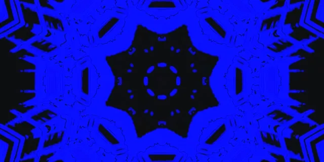 Blau Schwarz Neon Tunnel Bildschirmschoner 2:1 Univisium 60fps VJ Loop PC Laptop