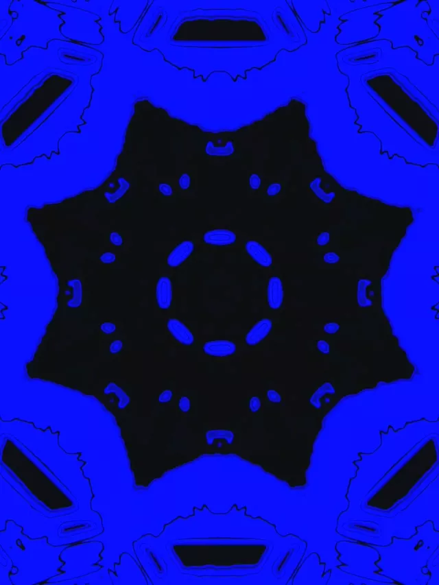 أزرق أسود نيون تونيل Screensaver 3:4 iPad Portrait 60fps VJ Loop