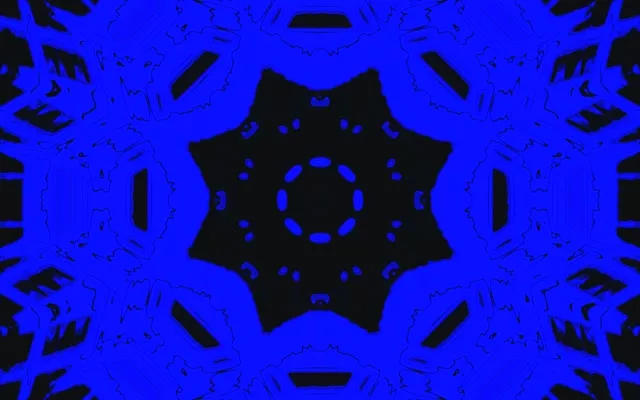 Tunnel Néon Bleu Noir Économiseur d'Écran 60fps 16:10 MacBook VJLoops