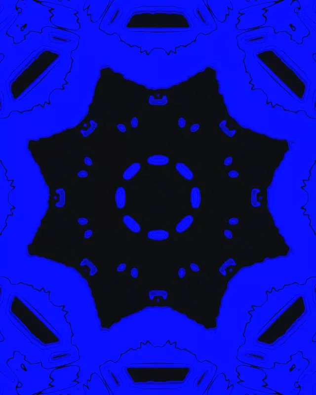 Kék Fekete Neon Tunnel Képernyővédő 60fps 4:5 Instagram VJLoops