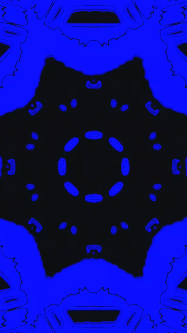 ლურჯი შავი Neon Tunnel Screensaver 60fps 9:16 Reels VJ Loop PC ლეპტოპი