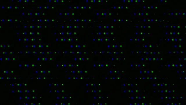 Blue Green Digital Particles Network 4K Motion Background