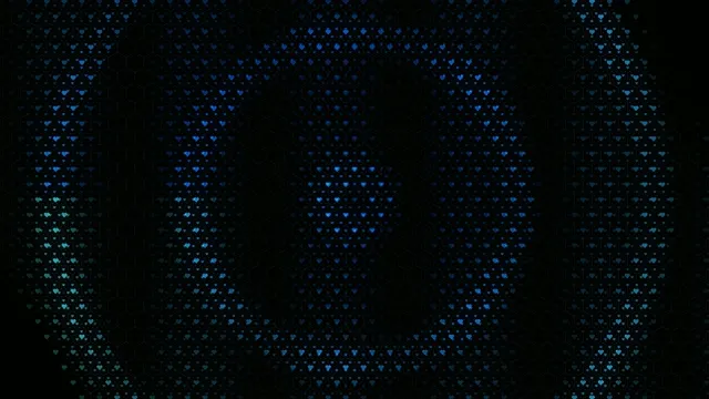 Blue Hearts Digital Pattern 4K Ultra HD Background