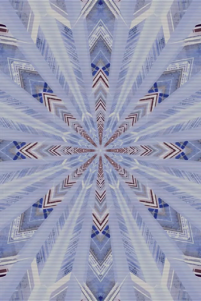 Túnel de Neó Geomètric Blau Estalvi de Pantalla 2:3 Retrat Fotogràfic 60fps VJLoops