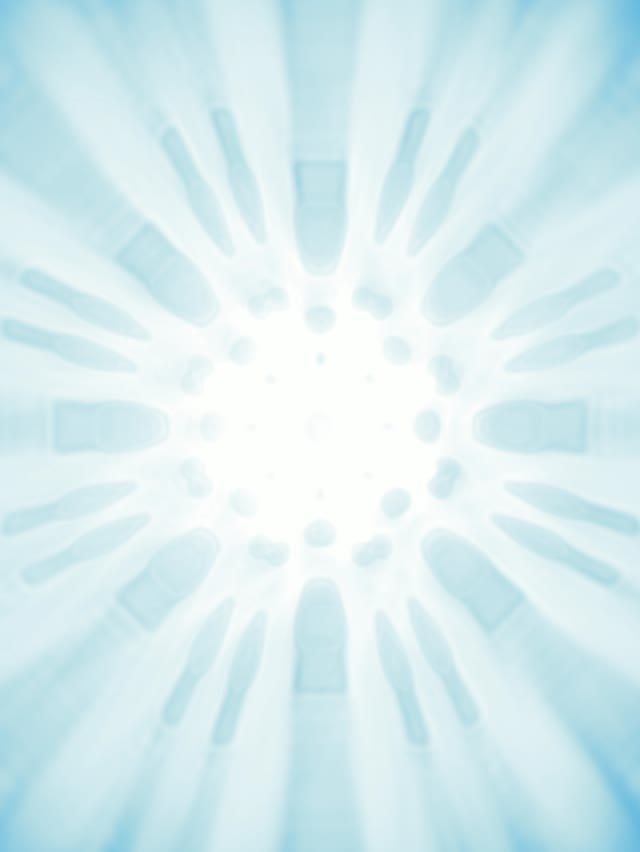 Blue Light Neon Tunnel 3:4 iPad Portrait 60fps VJ Loop Screensaver