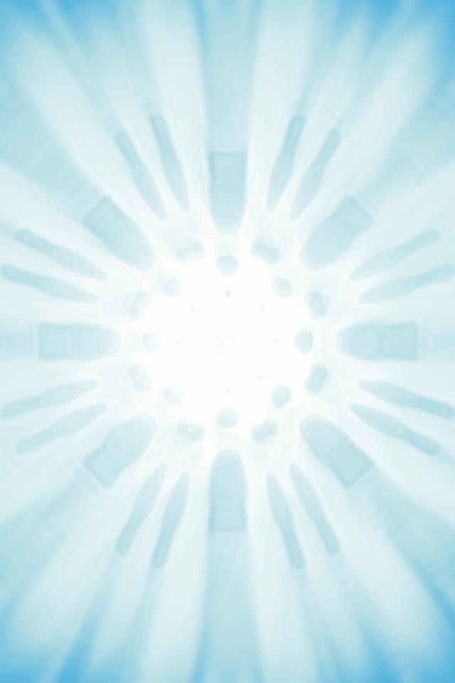 Blue Light Rays Neon Tunnel 9:16 Portrait 60fps VJLoops Screensaver