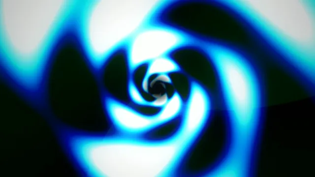 Blue Neon Spiral Vortex 4K Ultra HD Motion