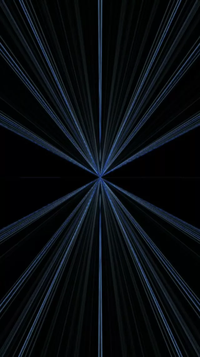 Blue Neon Tunnel Radial Burst 9:16 Reels 60fps VJ Loop Screensaver