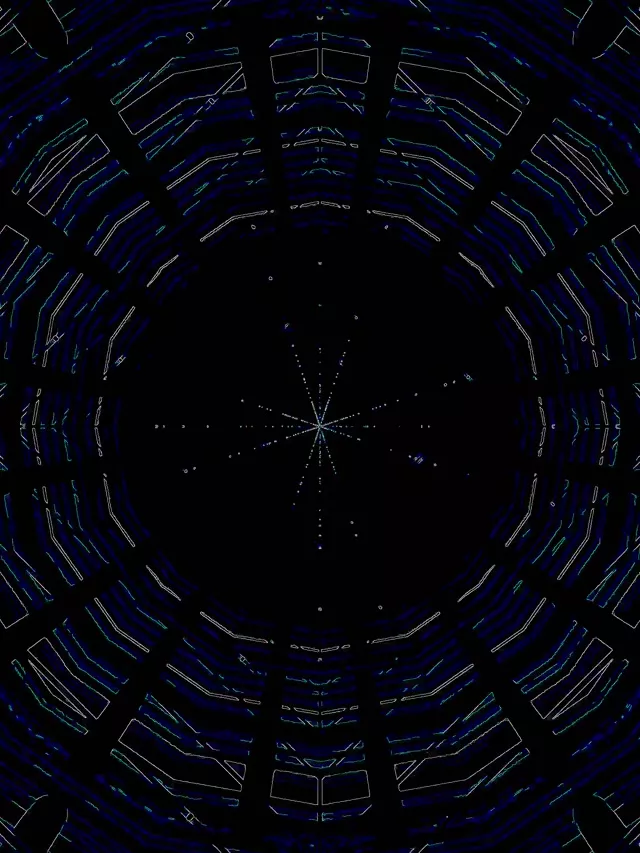 Neon Tunnel Diamond Vortex Vj Loop 3:4 iPad Portrait 60fps Screensaver