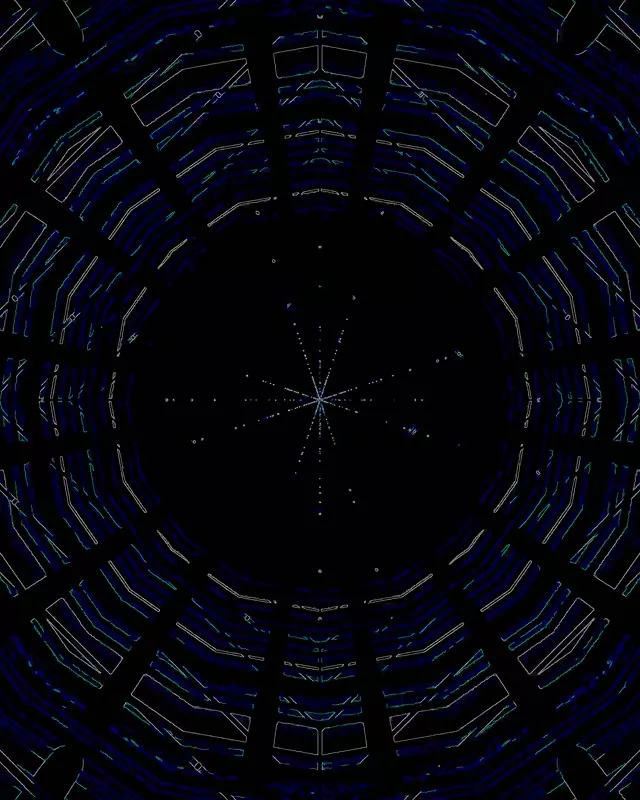 Neon Tunnel Diamond Vortex VJ Loop 4:5 Instagram 60fps Screensaver