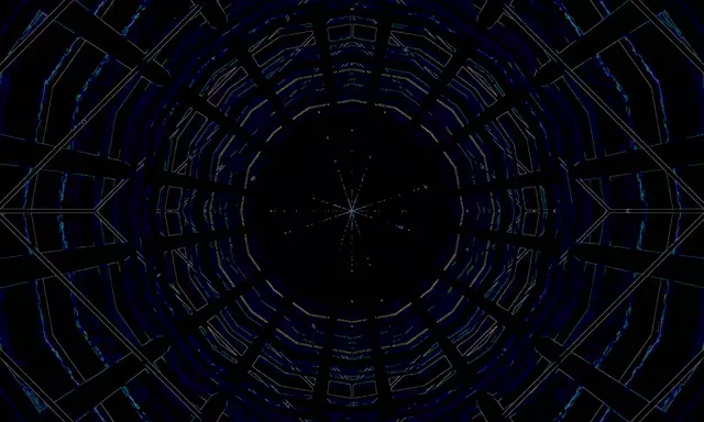 Neon Tunnel Diamond Vortex Vj Loop 5:3 Wide 60fps Screensaver