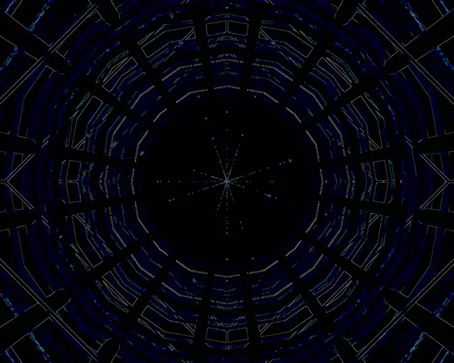 Neon Tunnel Diamond Vortex Vj Loop 5:4 Industrial 60fps Screensaver