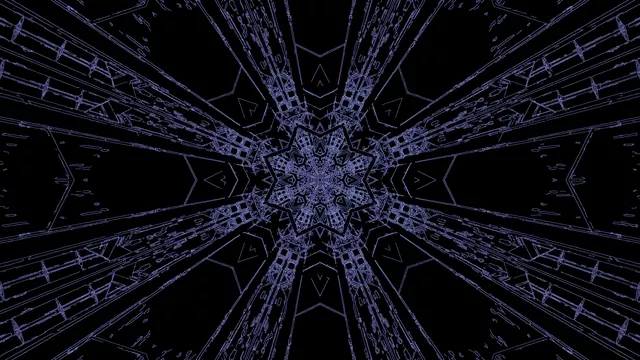 Tollán Neon Gorm Spárálaí Scáileáin 4K UHD 60fps VJ Loop PC Ríomhaire Glúine