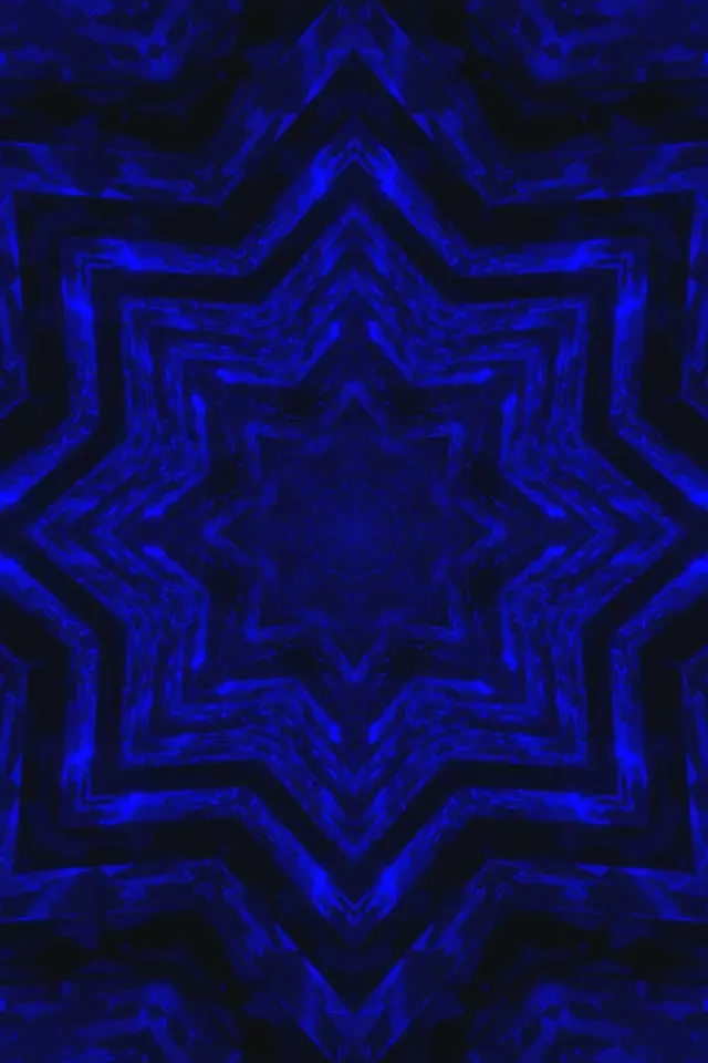 藍色霓虹隧道星屏保 2:3 Photo Portrait 60fps VJ Loop