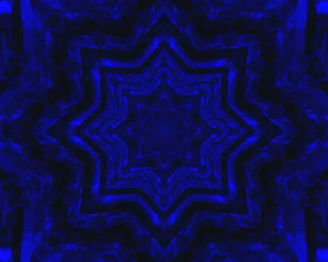 藍色霓虹隧道星屏保 5:4 industrial 60fps VJ Loop