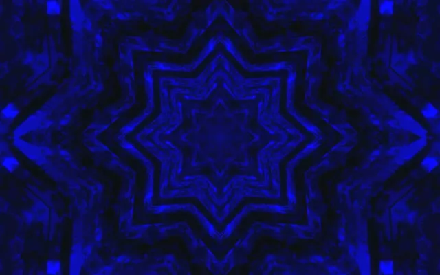 Tunnel Néon Bleu Étoile Économiseur d'Écran 60fps 16:10 MacBook VJLoops