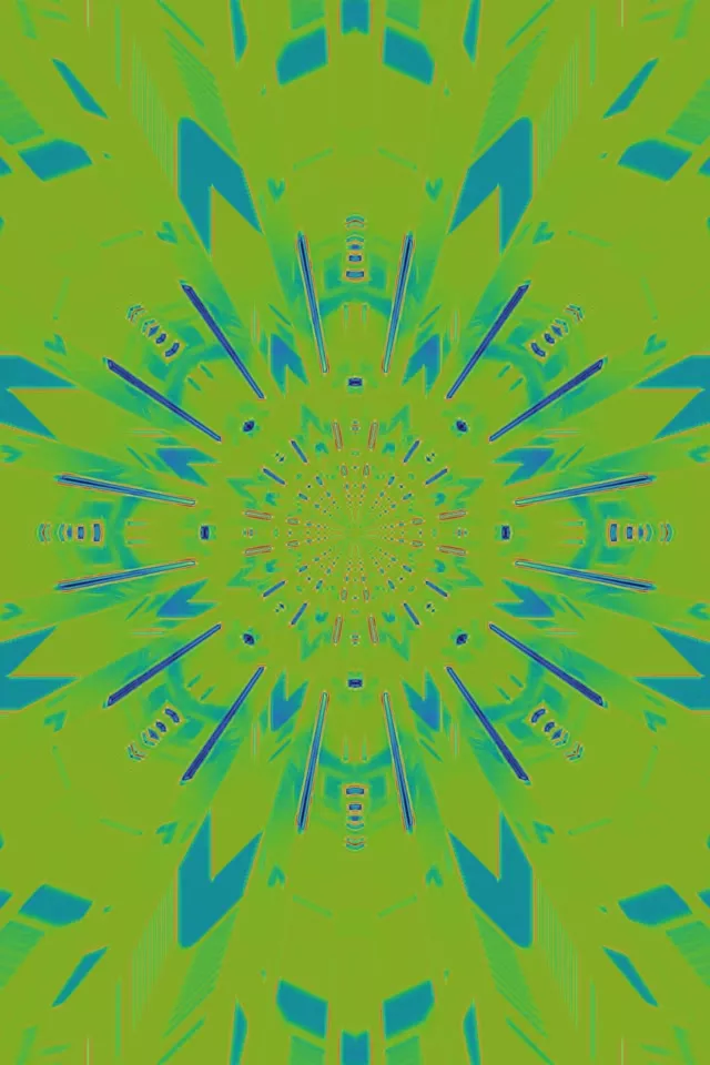 Neon Tunnel Kaleidoscope Vortex | 2:3 Portrait | 60fps Screensaver VJ Loop