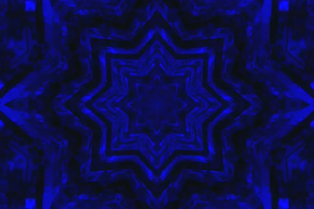 Kék Csillag Neon Tunnel Képernyővédő 3:2 Surface 60fps VJLoops