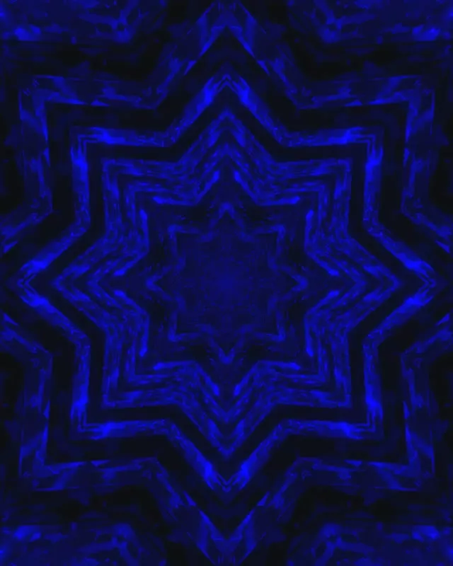 Kék Csillag Neon Tunnel Képernyővédő 60fps 4:5 Instagram VJLoops