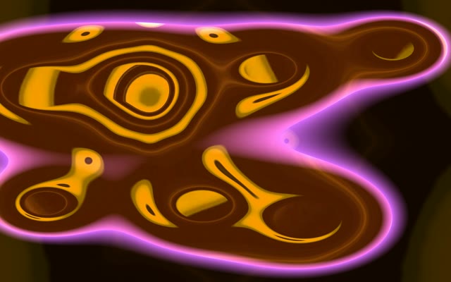 Brown & Gold Terowong Neon VJLoops 16:10 Macbook 60fps Screensaver